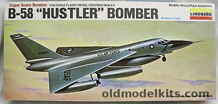 Lindberg 1/84 Convair B-58 Hustler Supersonic Bomber, 5402 plastic model kit